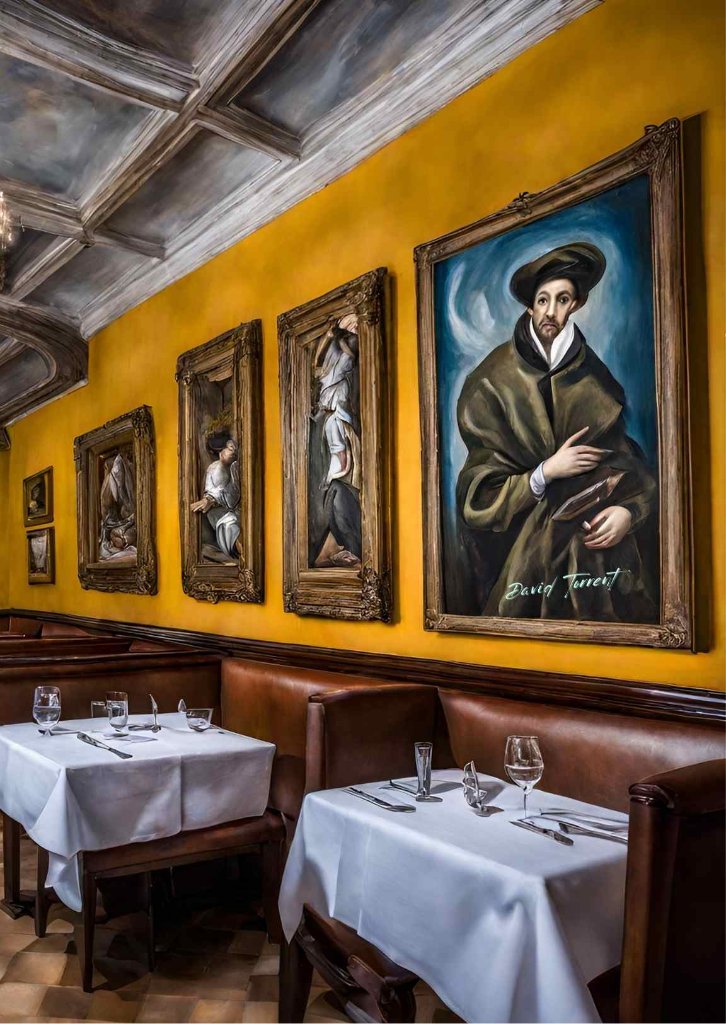 Restaurante Estilo El Greco - Arte Sacro Contemporáneo