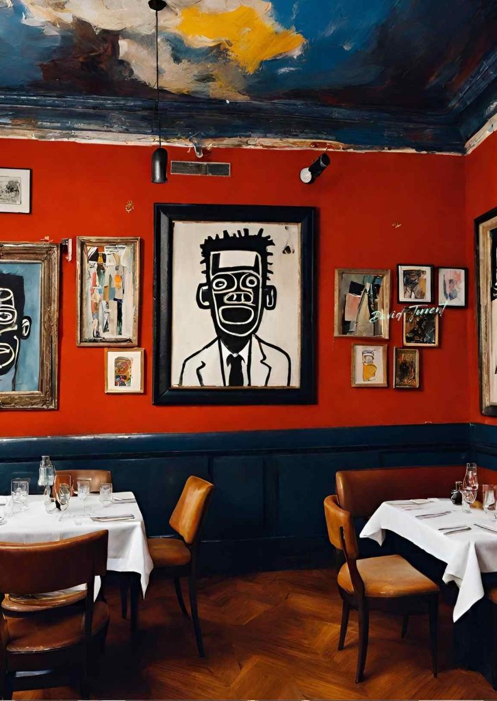 Restaurante Estilo Basquiat - Ejemplo 1