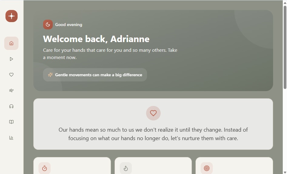 Rooted for Care template preview