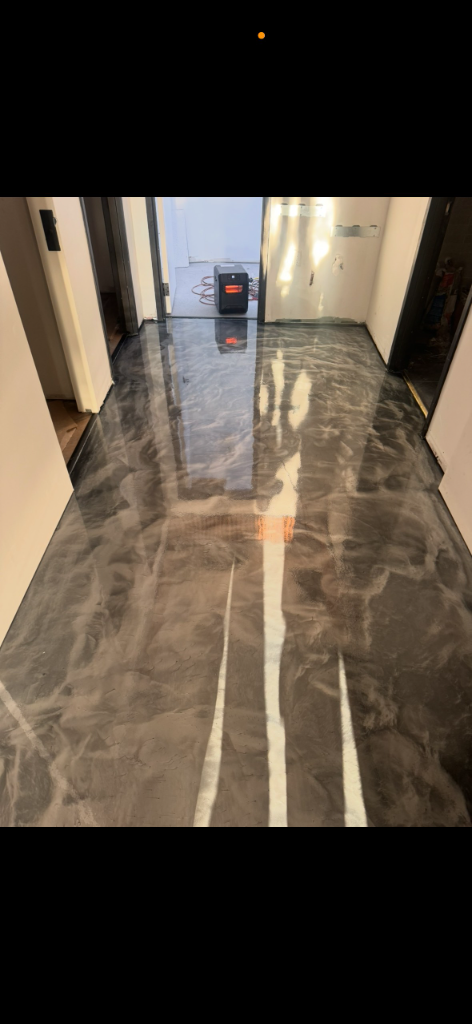 Metallic Epoxy project 1