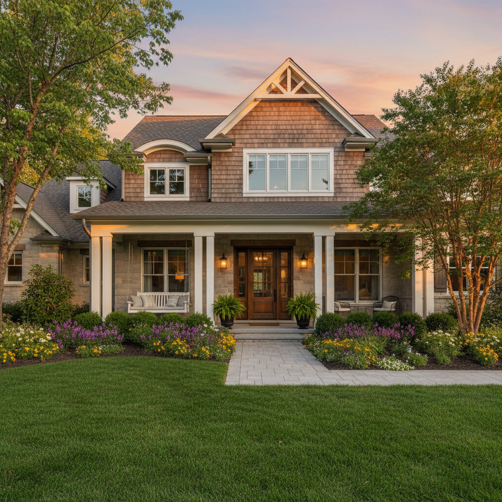 Modern house exterior