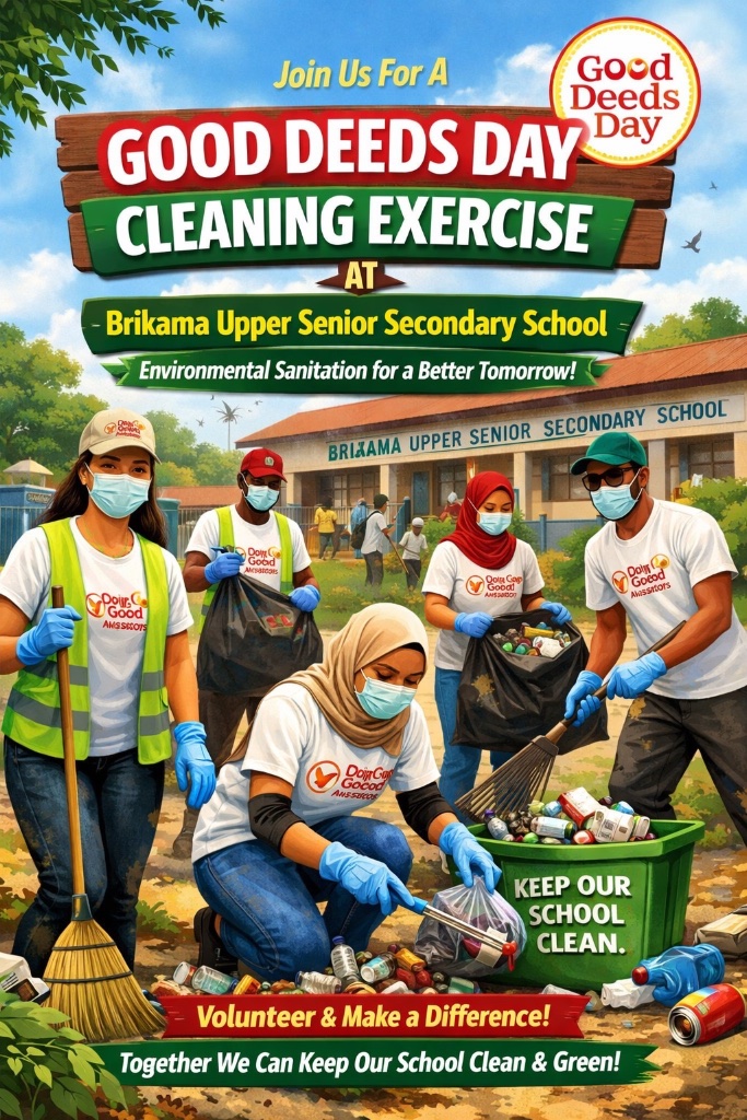 Good Deeds Day Cleaning Exercise
