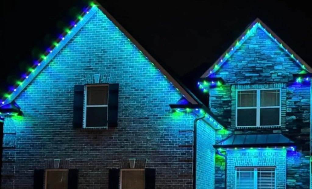Permanent lighting display