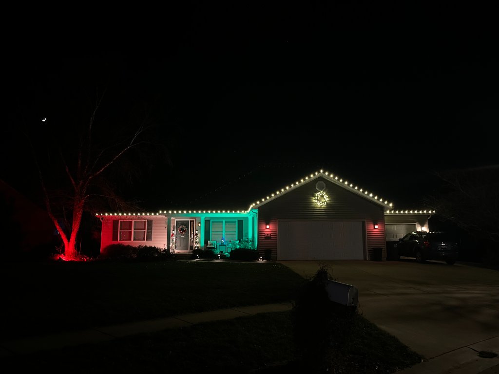 Colorful permanent lighting