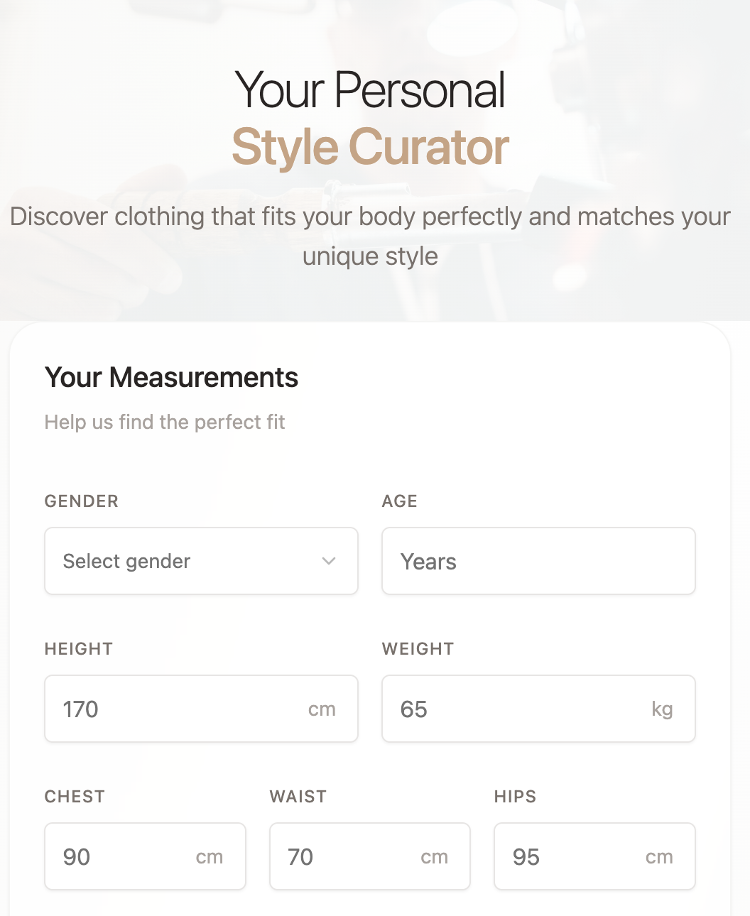 StyleSync template preview