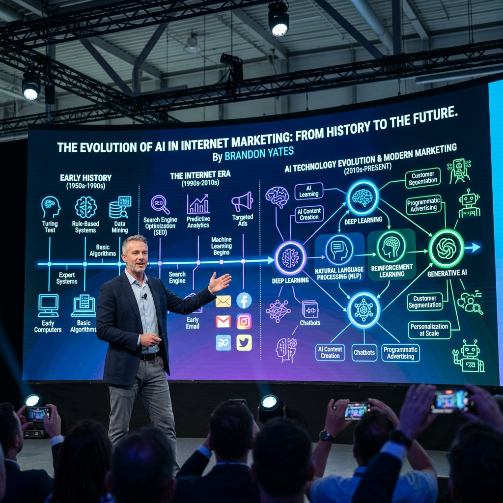 Brandon Yates talks about AI internet marketing and the past similarities - Expert Las Vegas AI article by Vegas Marketing