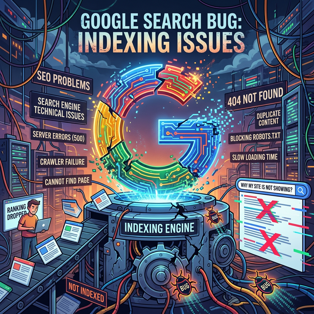 Google Search Bug Causes Indexing Issues for Several Hours - Expert Las Vegas News article by Vegas Marketing