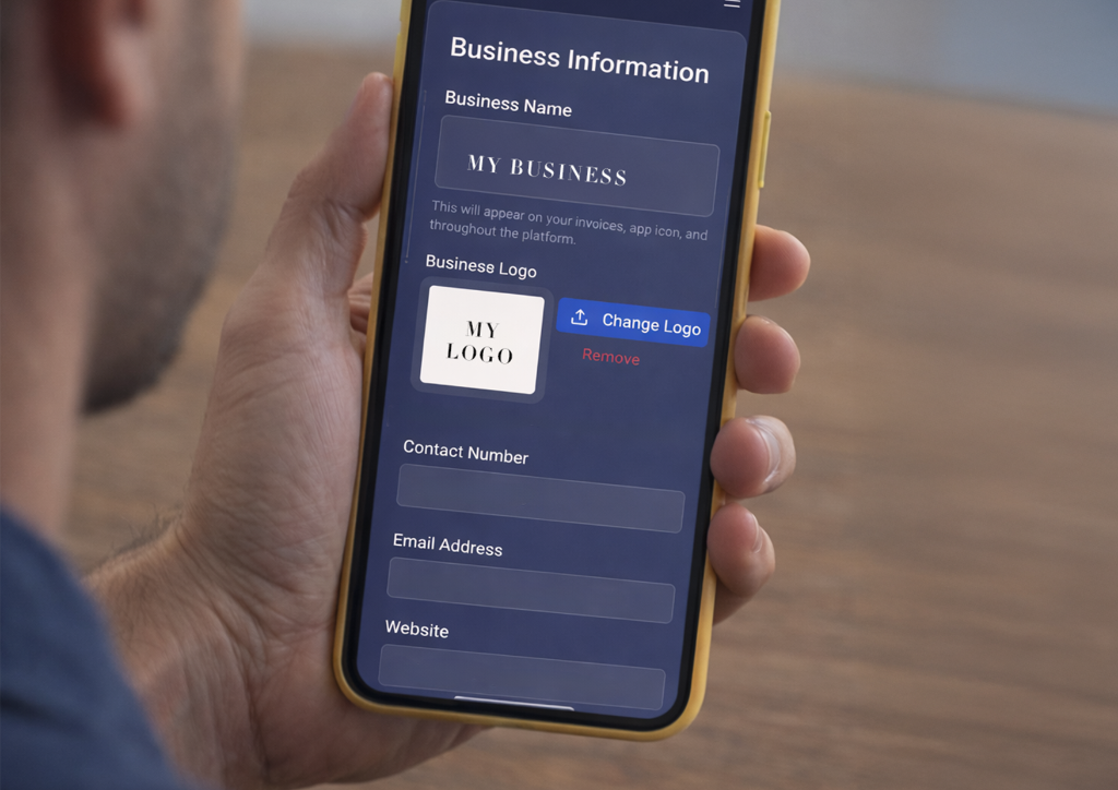 WorkFlow Organizer branding settings