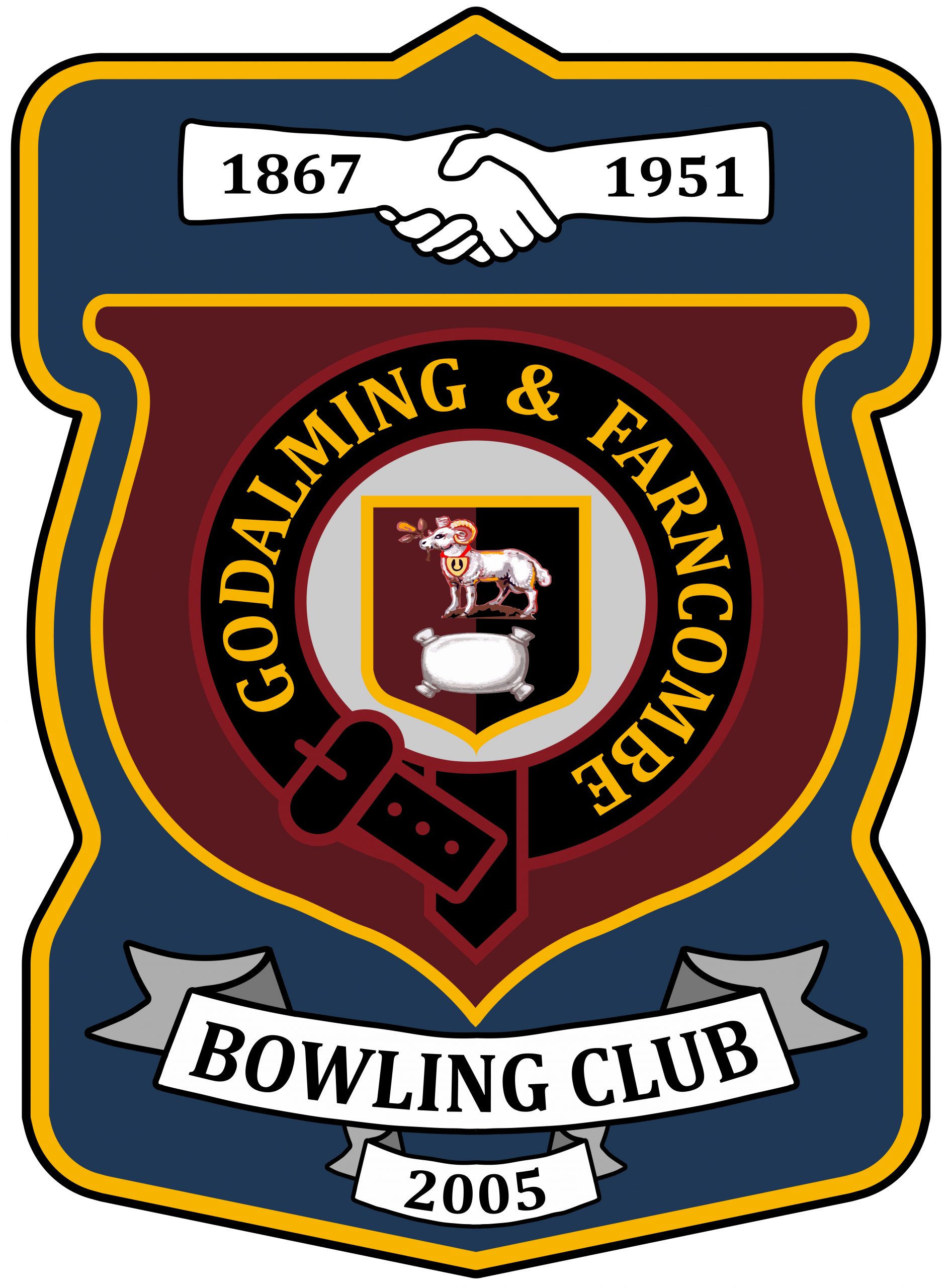 Godalming and Farncombe Bowls Club logo
