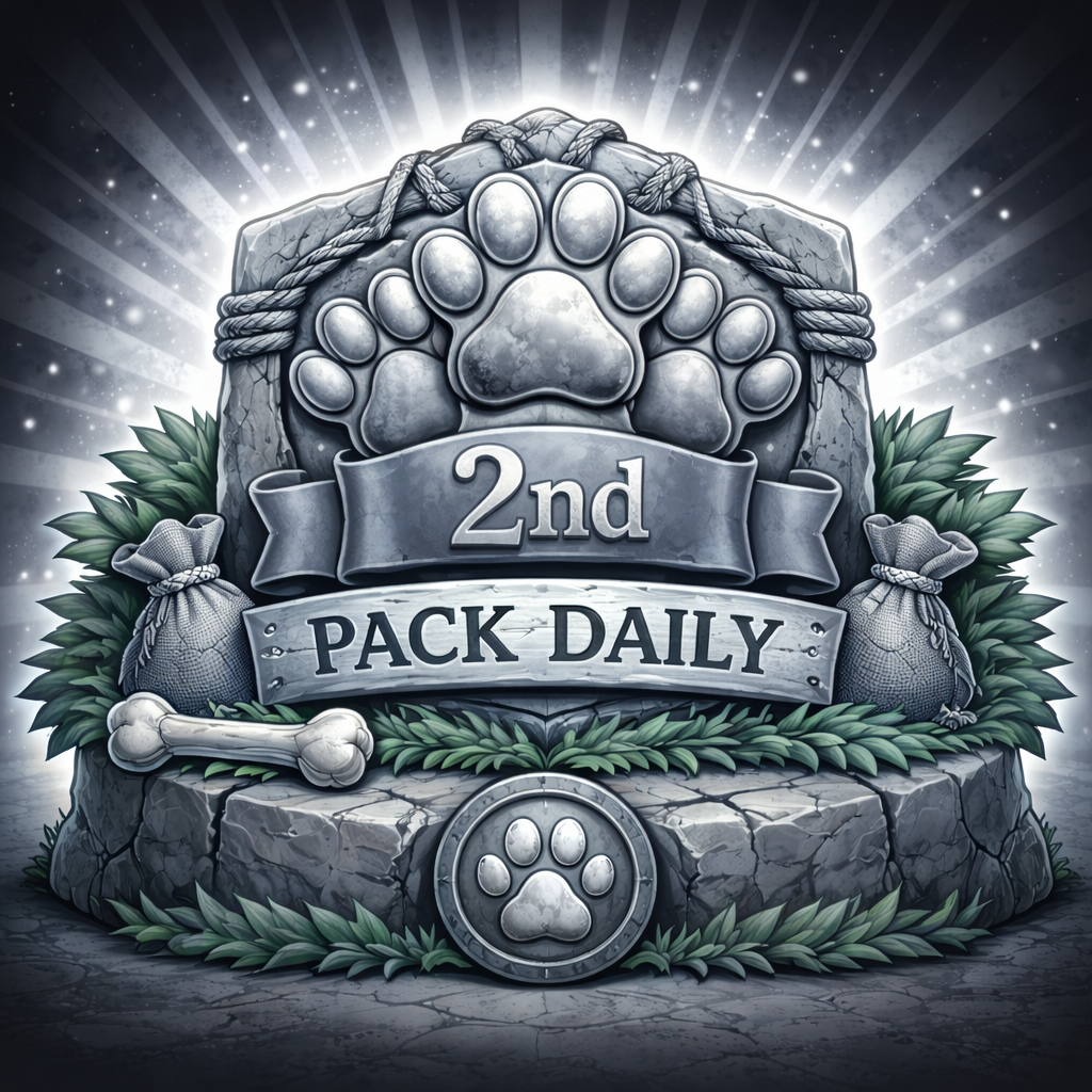 2nd place pack trophy