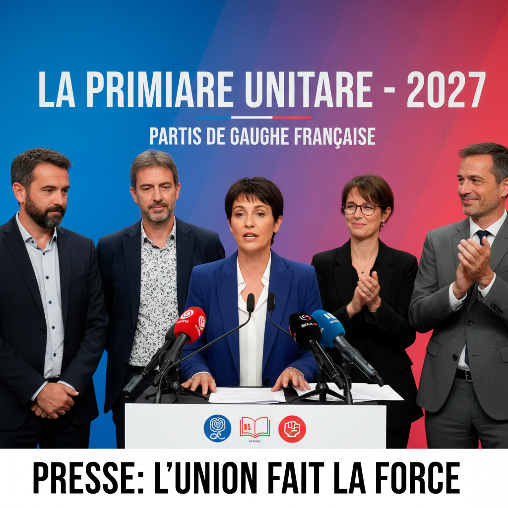 La gauche française s'unit pour une primaire historique en vue de la présidentielle de 2027