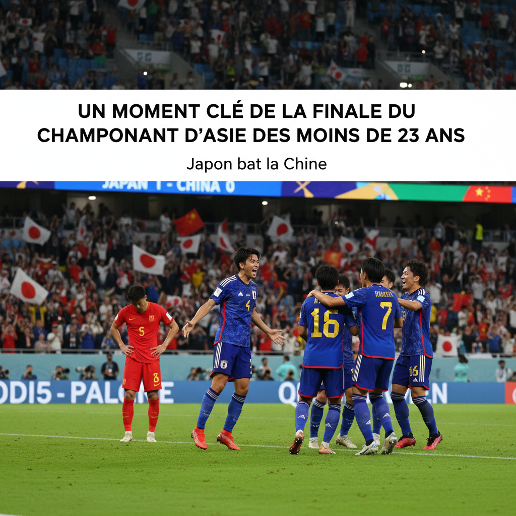 Le Japon U23 écrase la Chine en finale du Championnat d'Asie des moins de 23 ans