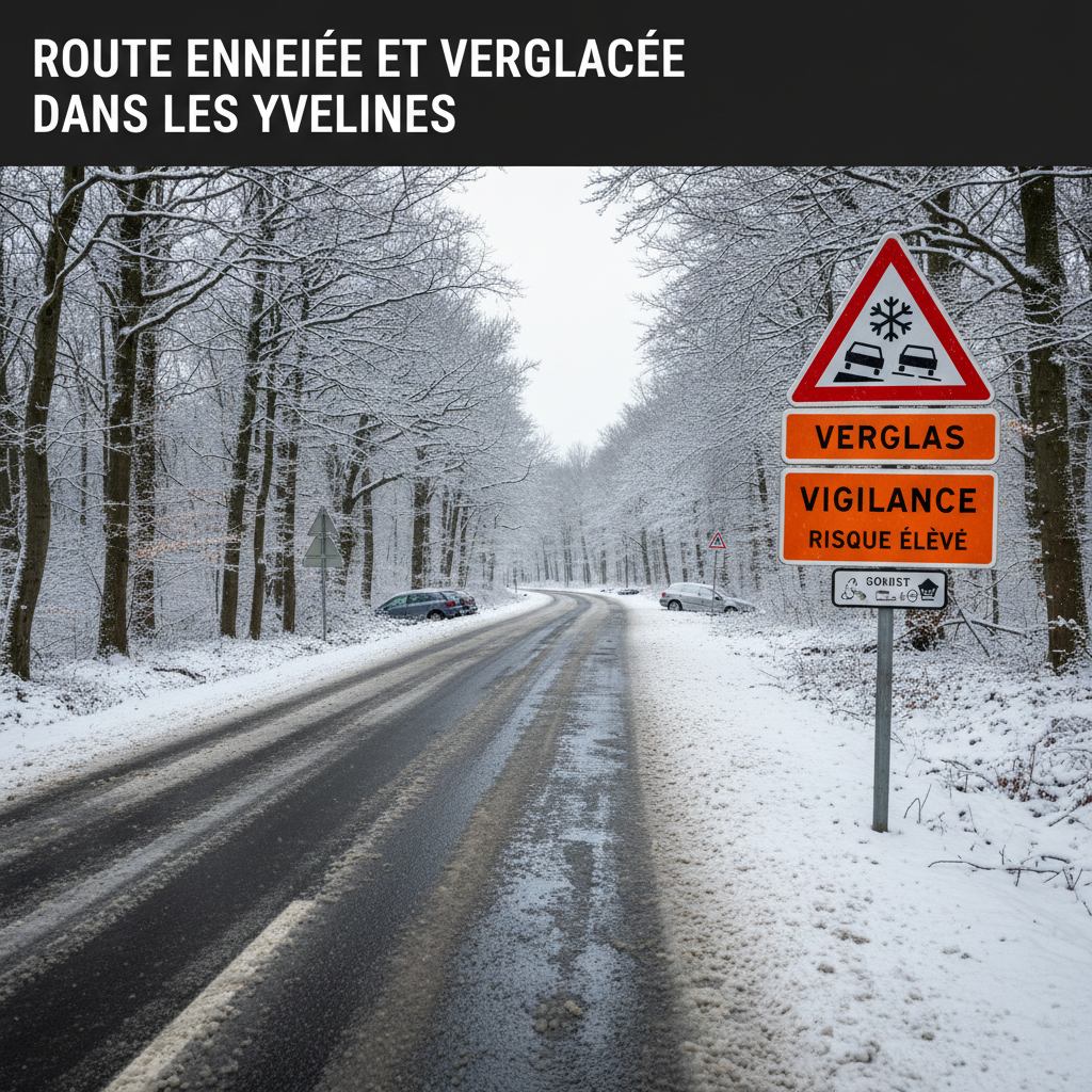 Tempête hivernale sur les Yvelines : vigilance orange neige et verglas