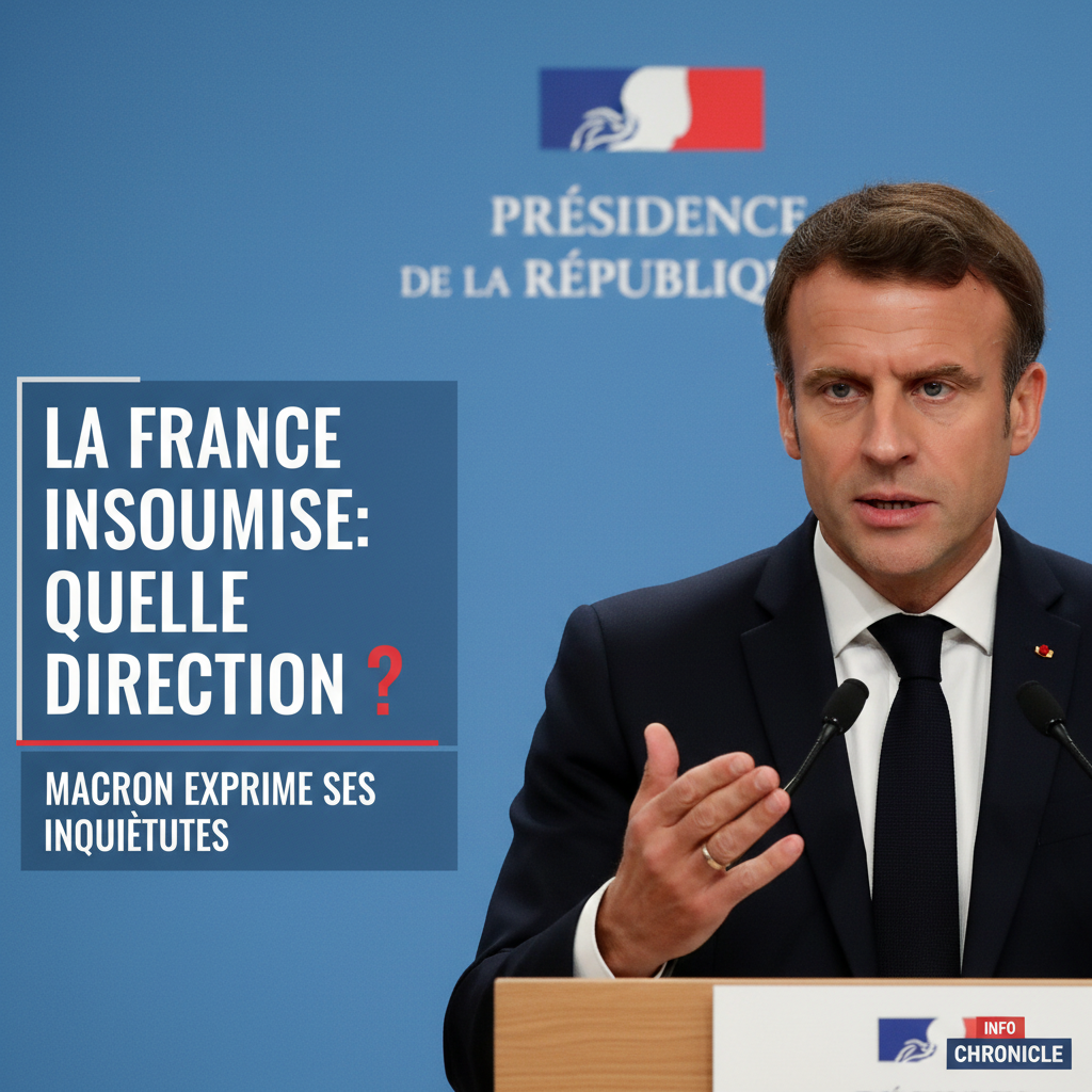 La France en crise politique : Macron classe LFI à l'extrême gauche et dénonce des "expressions antisémites"