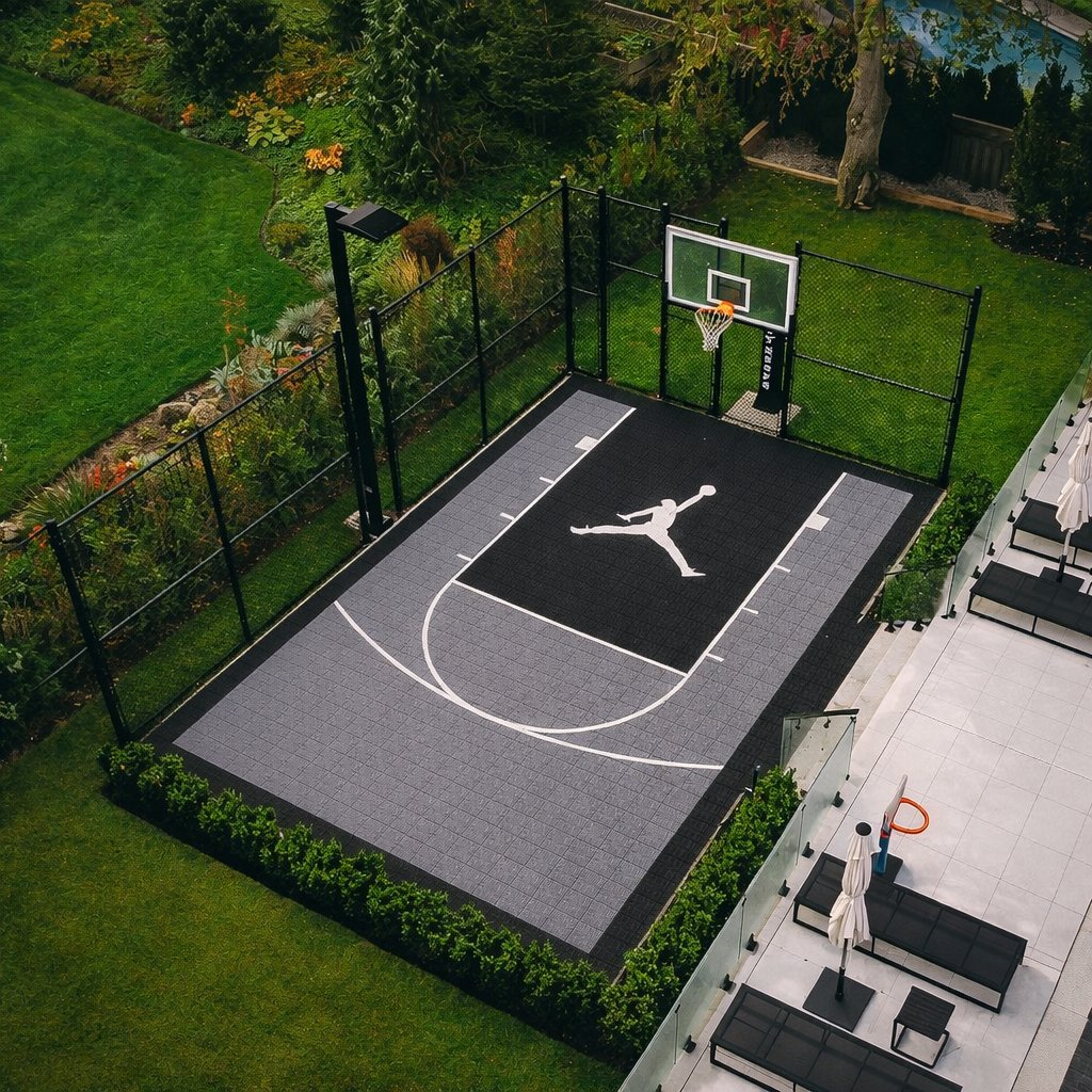Half Basketball Court
