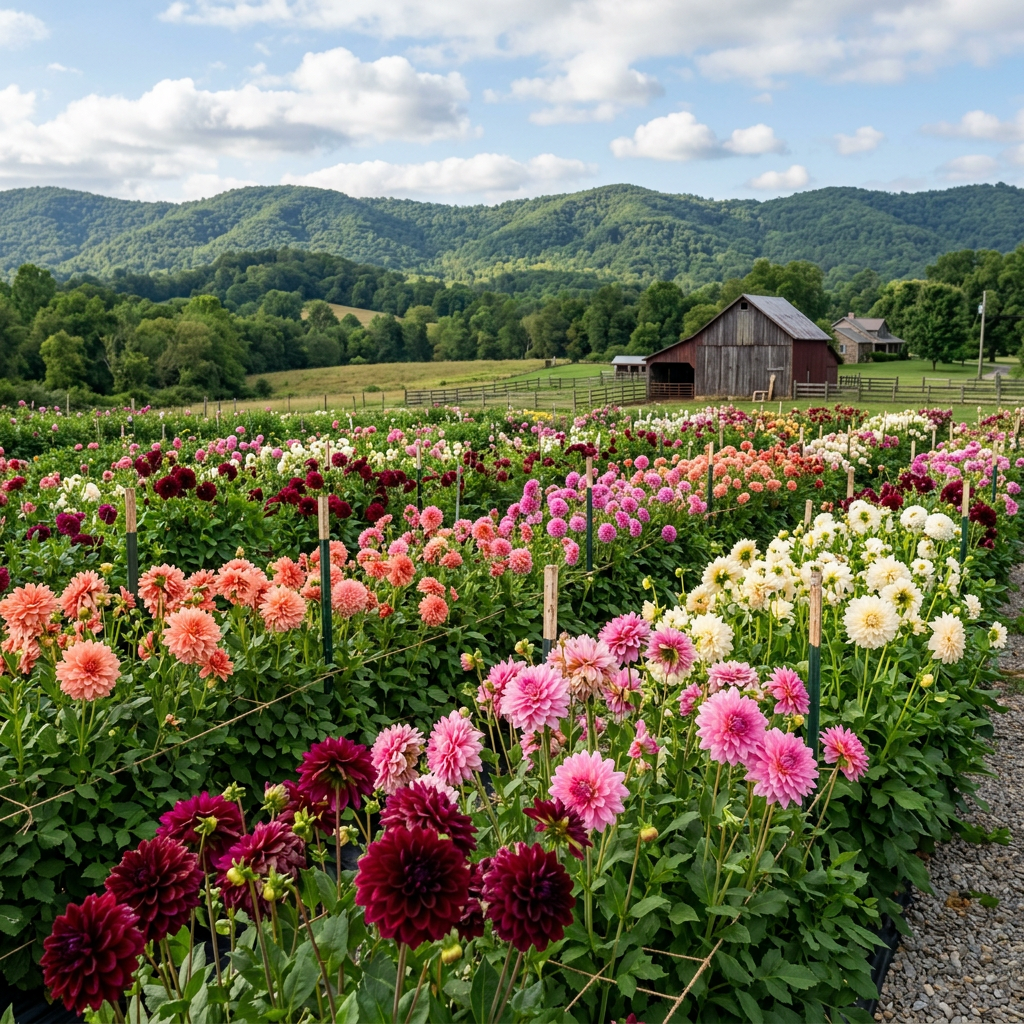 Dahlia Season: The Flower That Makes Fall on the Farm Unforgettable
