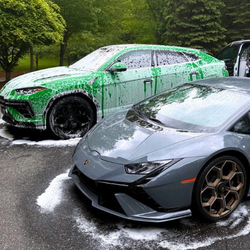 Luxury car wash detail