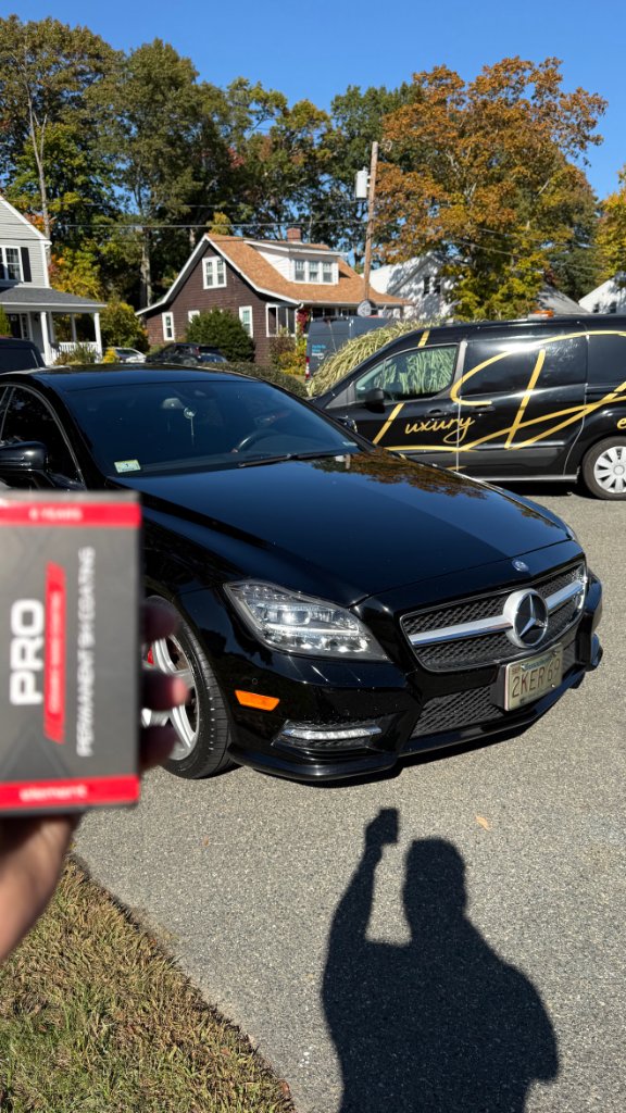 Paint protection close-up