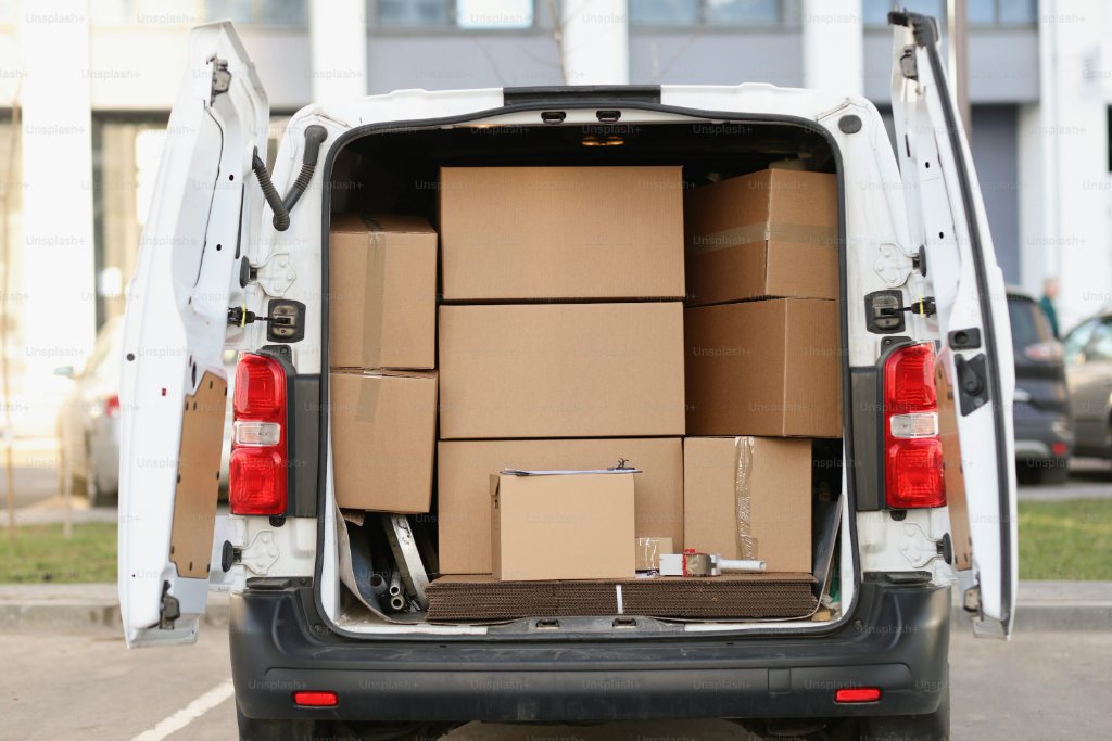 Delivery truck