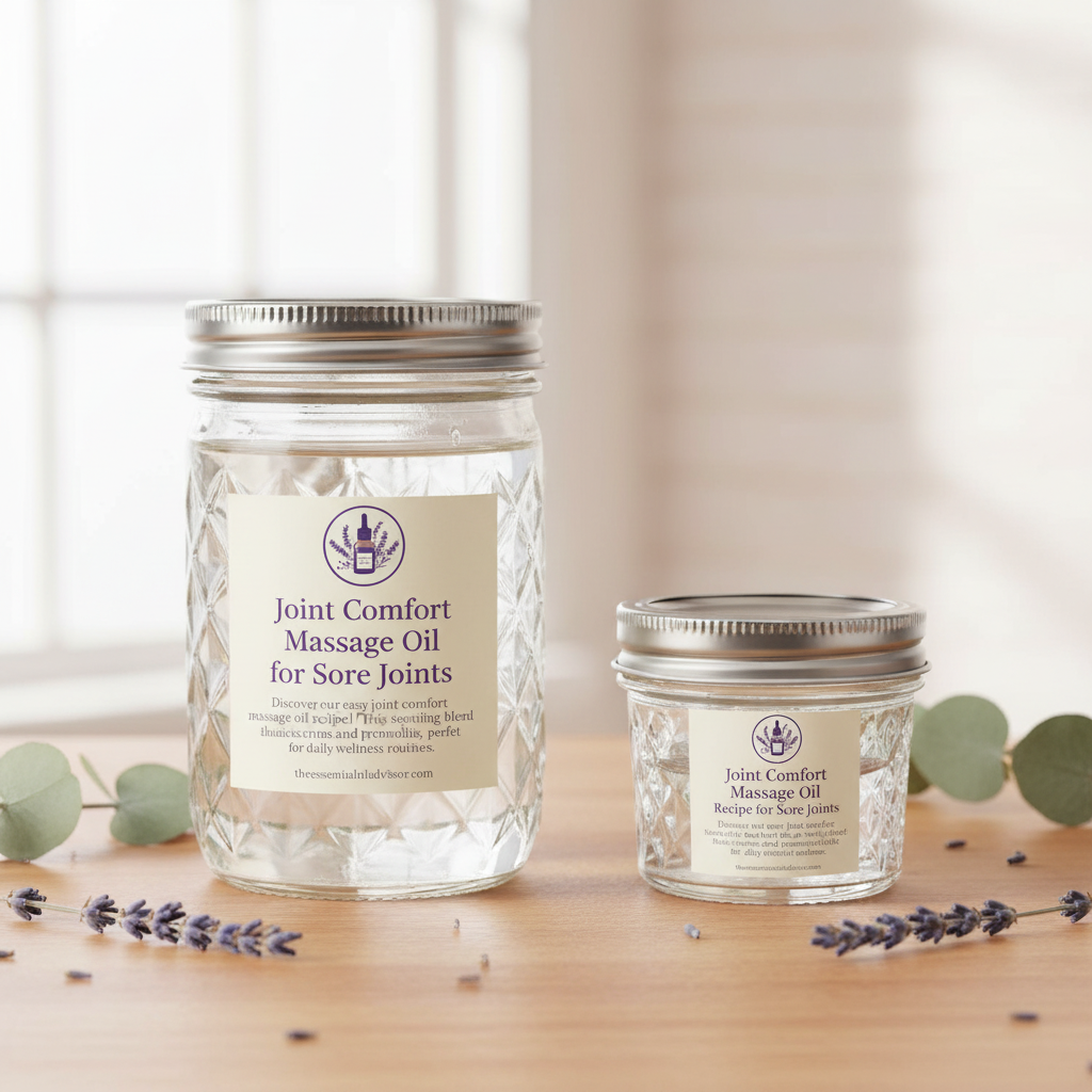 Joint Comfort Massage Oil Recipe for Sore Joints