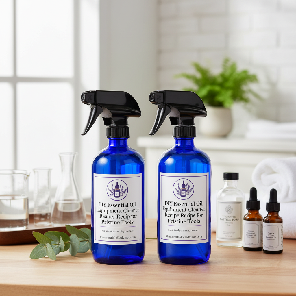 DIY Essential Oil Equipment Cleaner Recipe for Pristine Tools