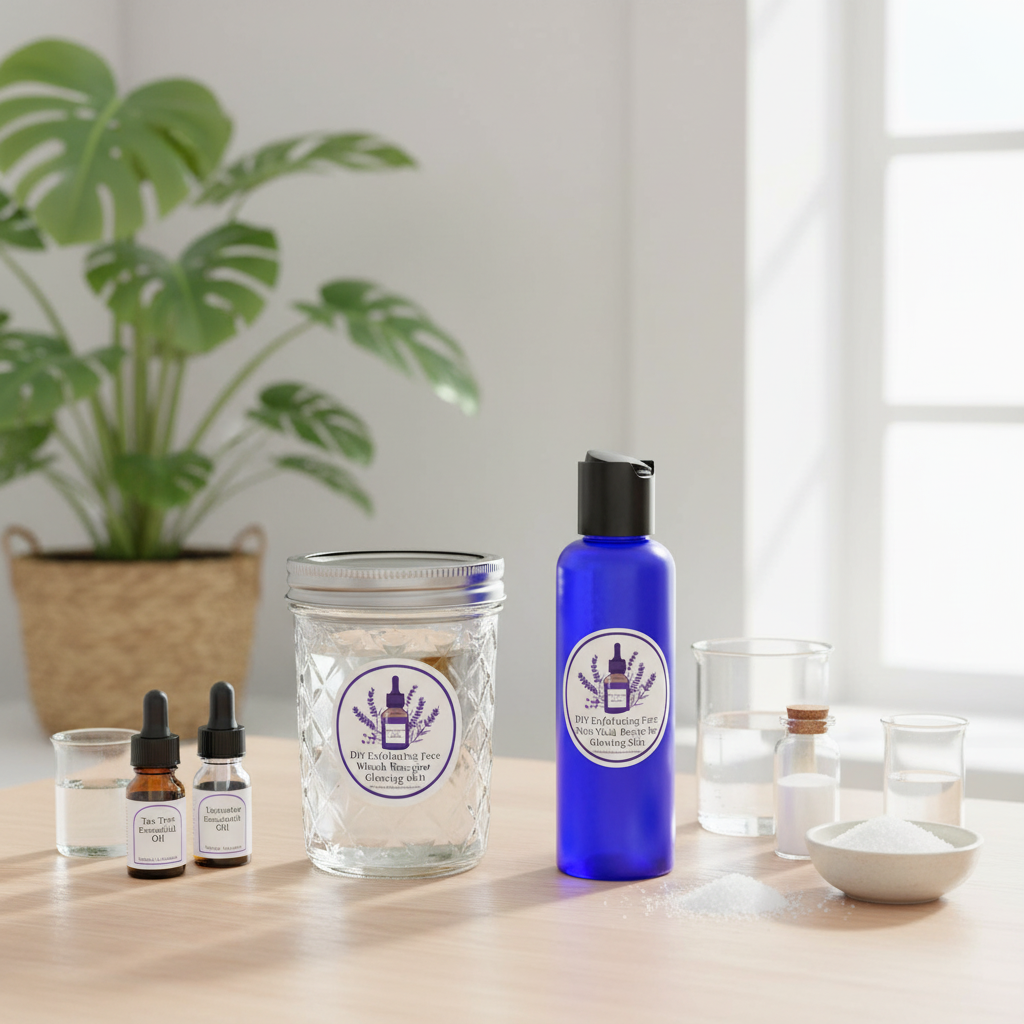DIY Exfoliating Face Wash Recipe for Glowing Skin