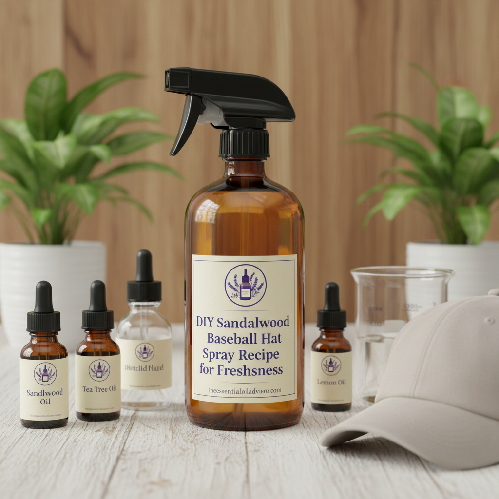 DIY Sandalwood Baseball Hat Spray Recipe for Freshness