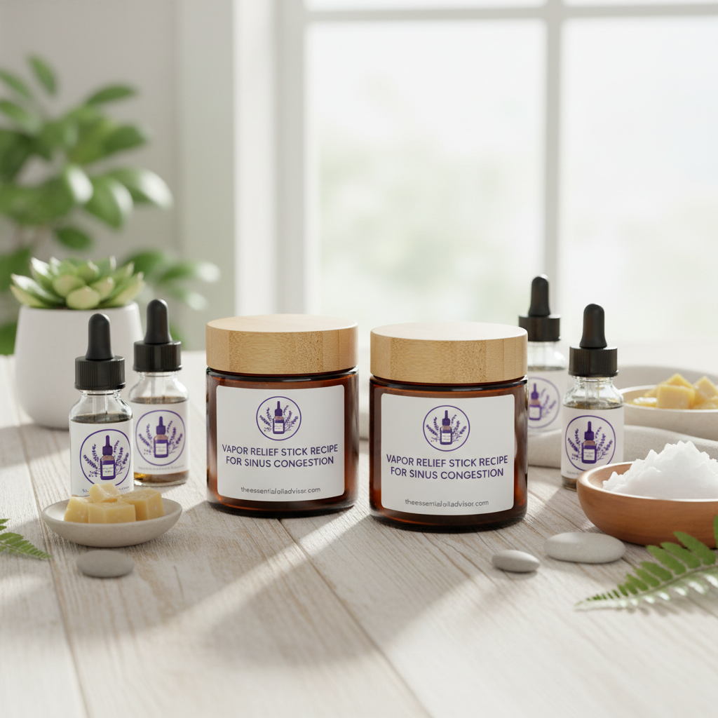 Vapor Relief Stick Recipe for Sinus Congestion