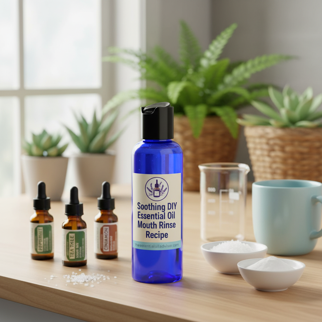 Soothing DIY Essential Oil Mouth Rinse Recipe