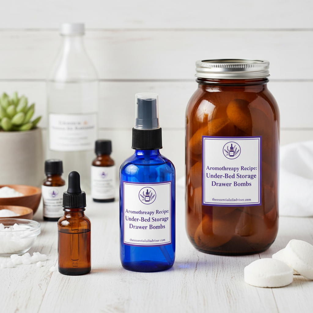 Aromatherapy Recipe: Under-Bed Storage Drawer Bombs