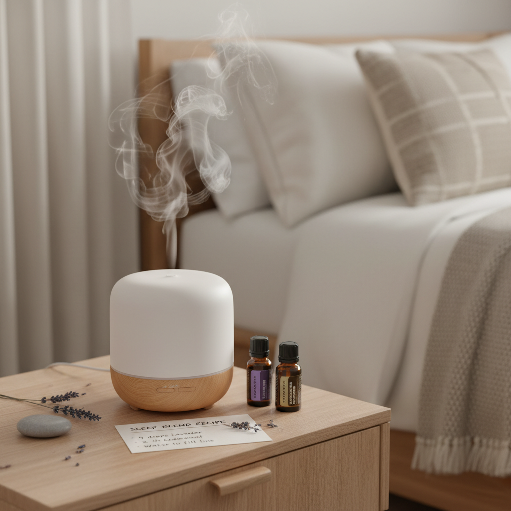 Relaxing Lavender Bergamot Essential Oil Recipe for Sleep