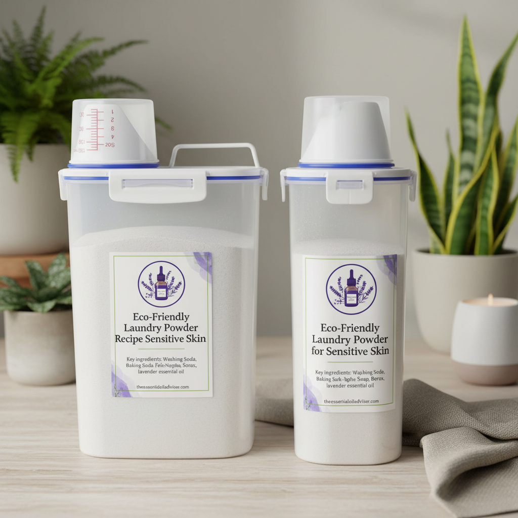 Eco-Friendly Laundry Powder Recipe for Sensitive Skin