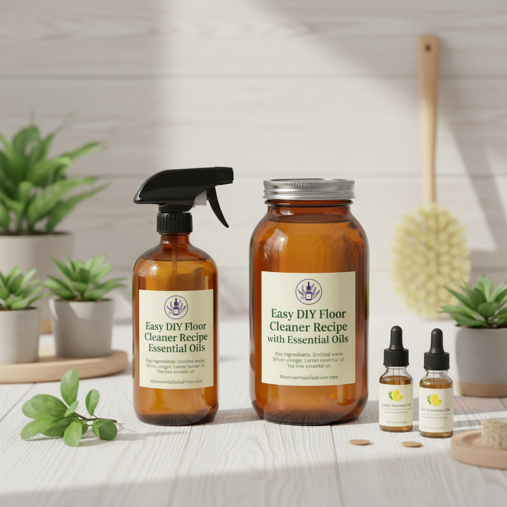 Easy DIY Floor Cleaner Recipe with Essential Oils