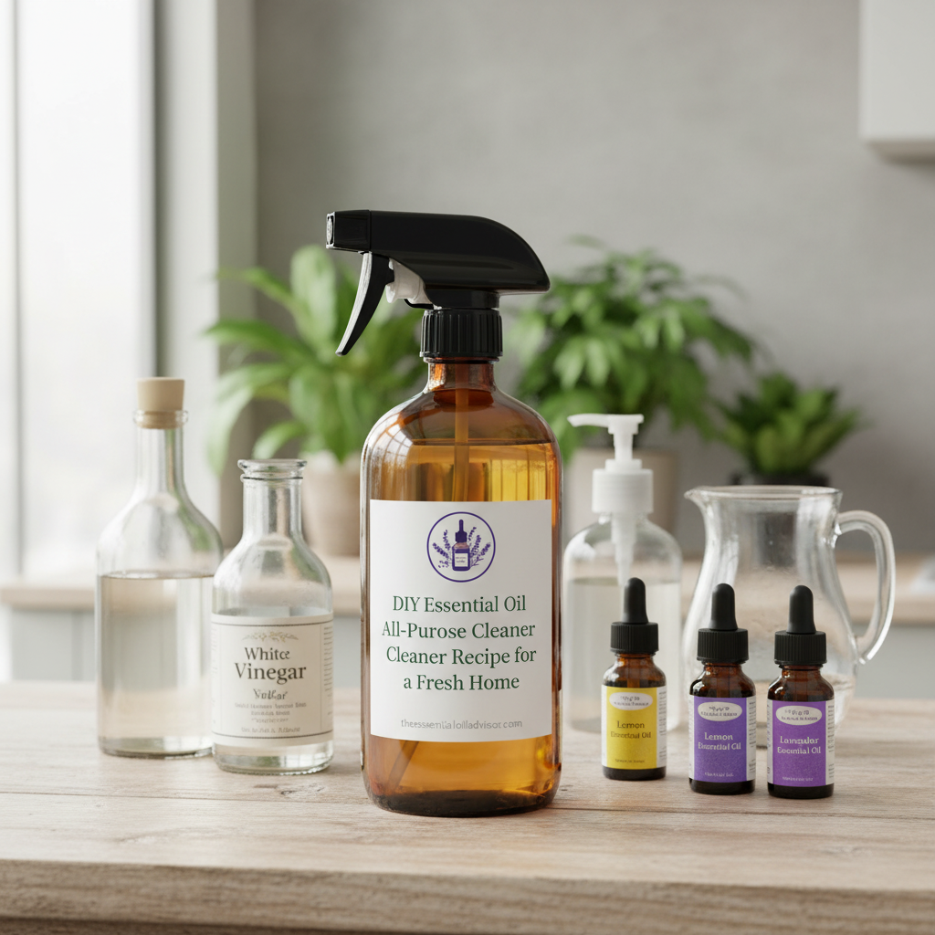 DIY Essential Oil All-Purpose Cleaner Recipe for a Fresh Home