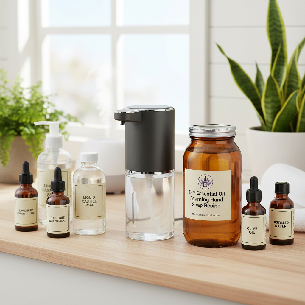 DIY Essential Oil Foaming Hand Soap Recipe