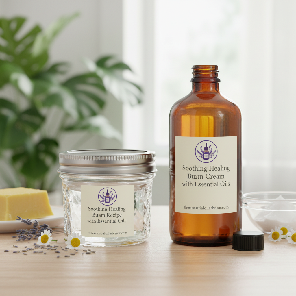 Soothing Healing Burns Cream Recipe with Essential Oils