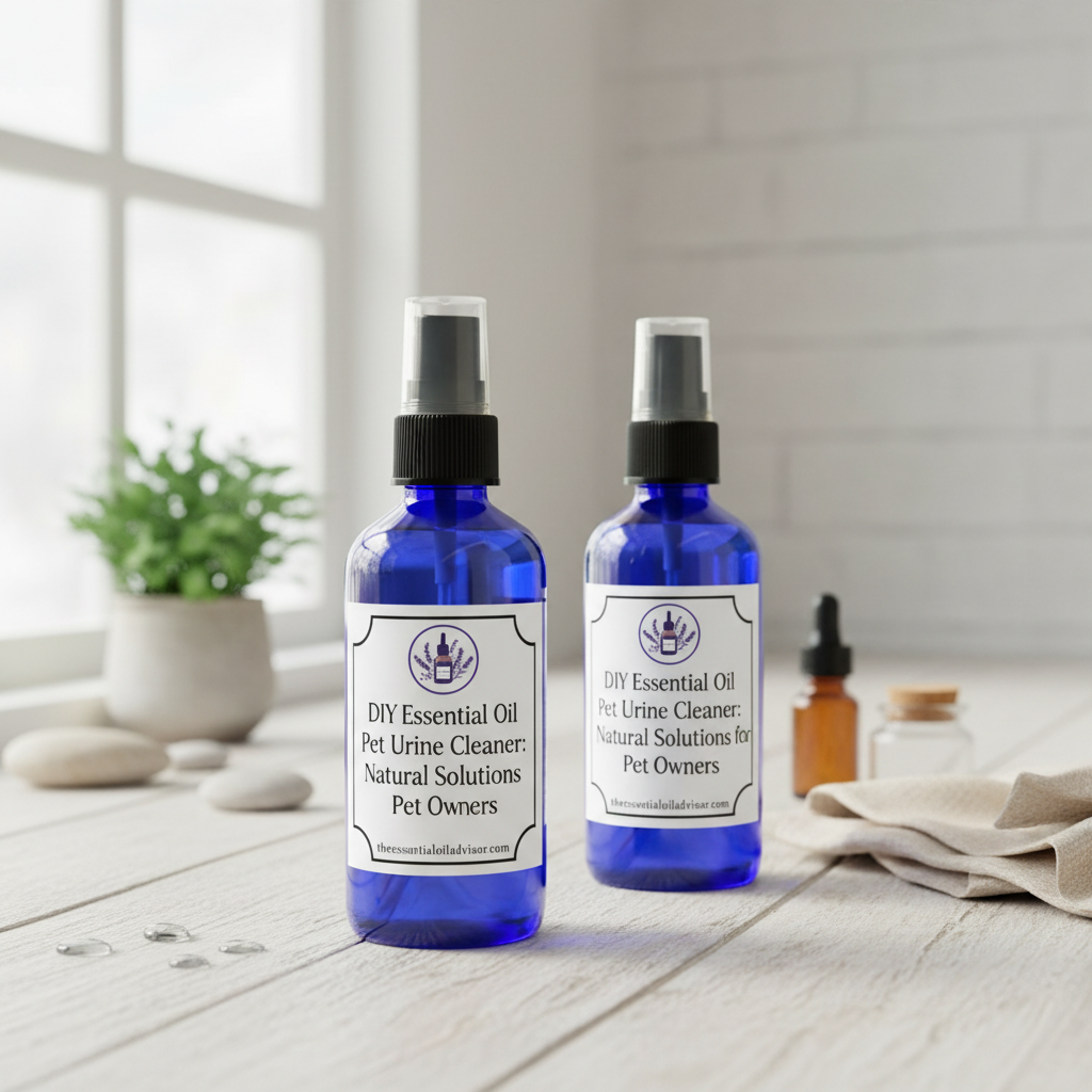 DIY Pet Urine Cleaner Recipe with Essential Oils
