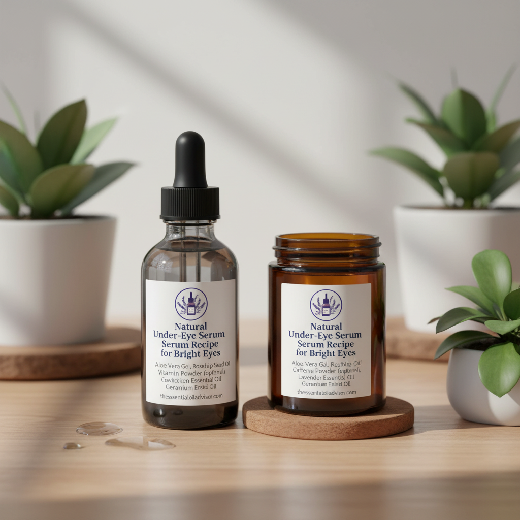 Natural Under-Eye Serum Recipe for Bright Eyes