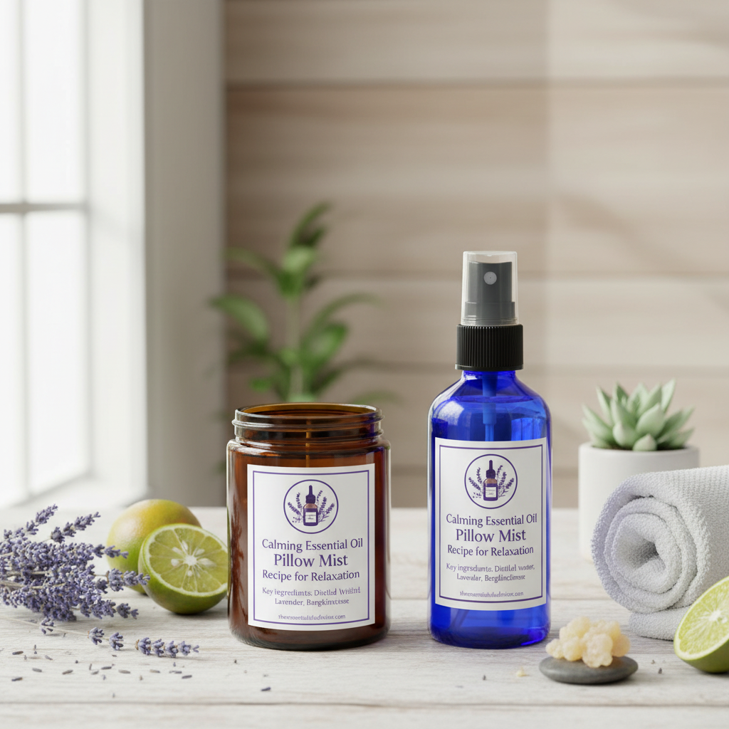 Calming Essential Oil Pillow Mist Recipe for Relaxation