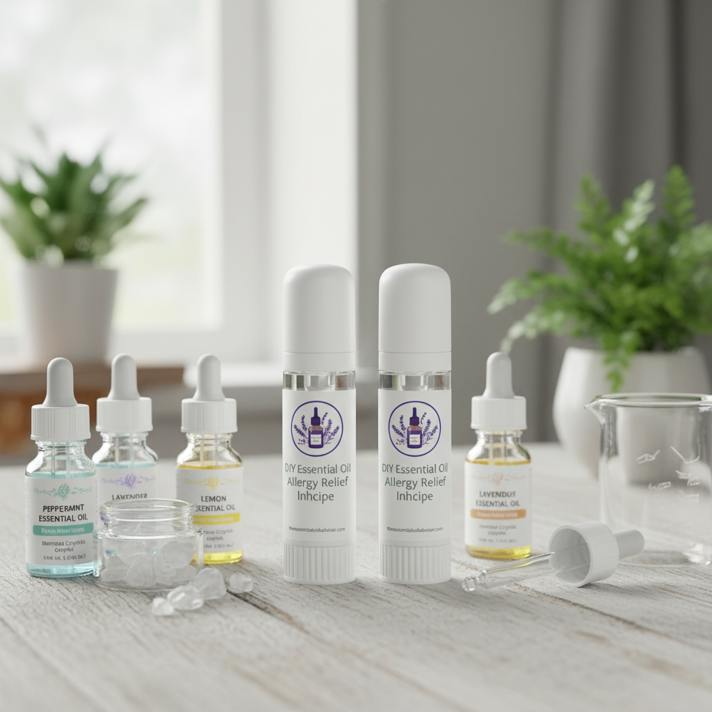DIY Essential Oil Allergy Relief Inhaler Recipe