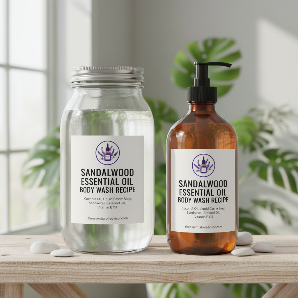 Sandalwood Essential Oil Body Wash Recipe