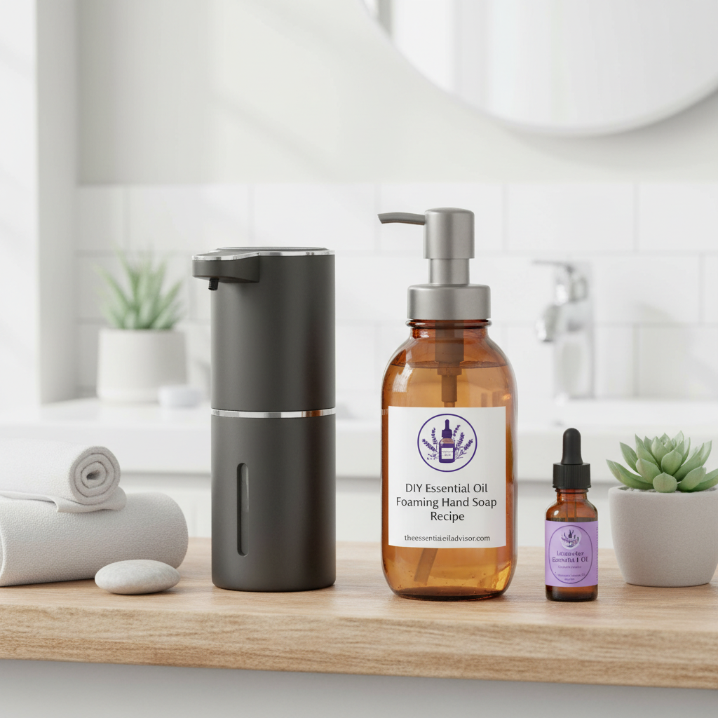 DIY Essential Oil Foaming Hand Soap Recipe