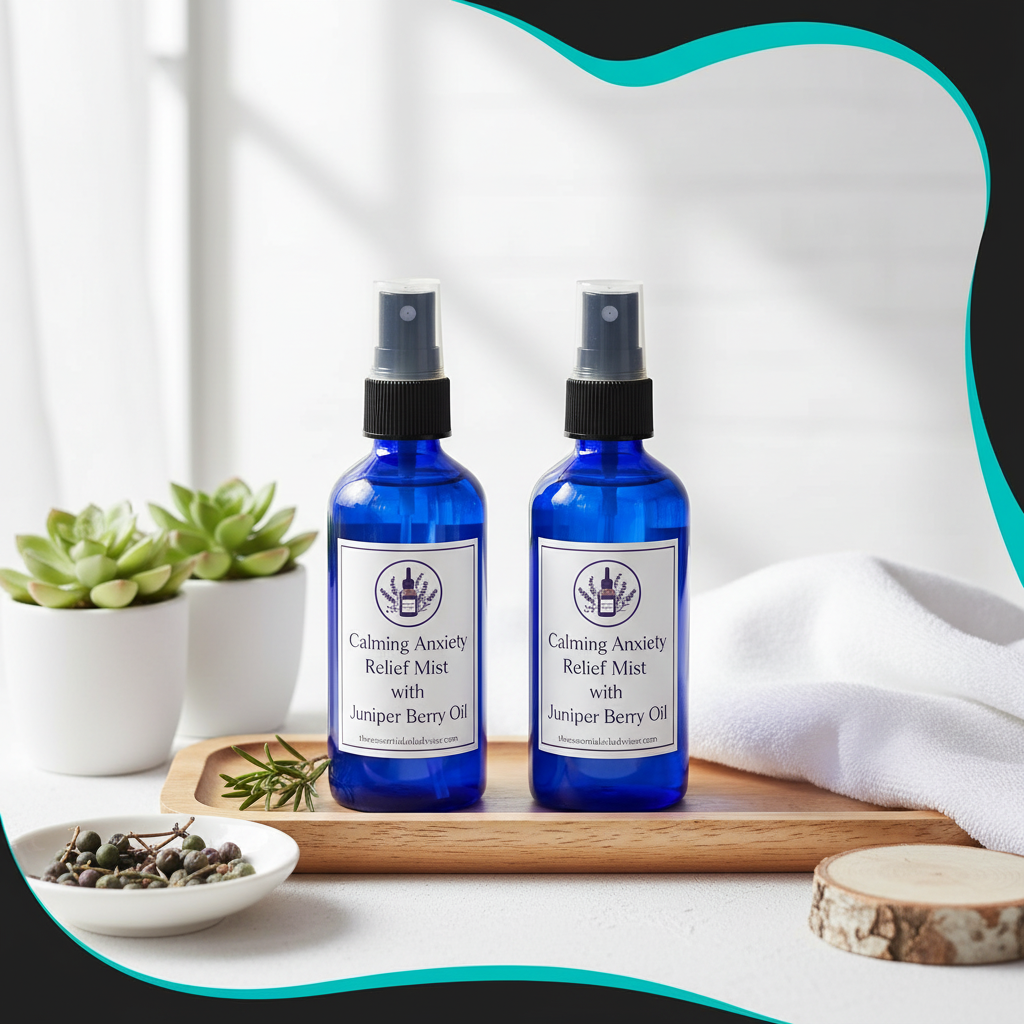 Calming Anxiety Relief Mist Recipe with Juniper Berry Oil