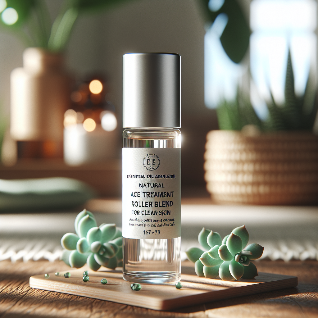 Natural Acne Treatment Roller Blend Recipe for Clear Skin