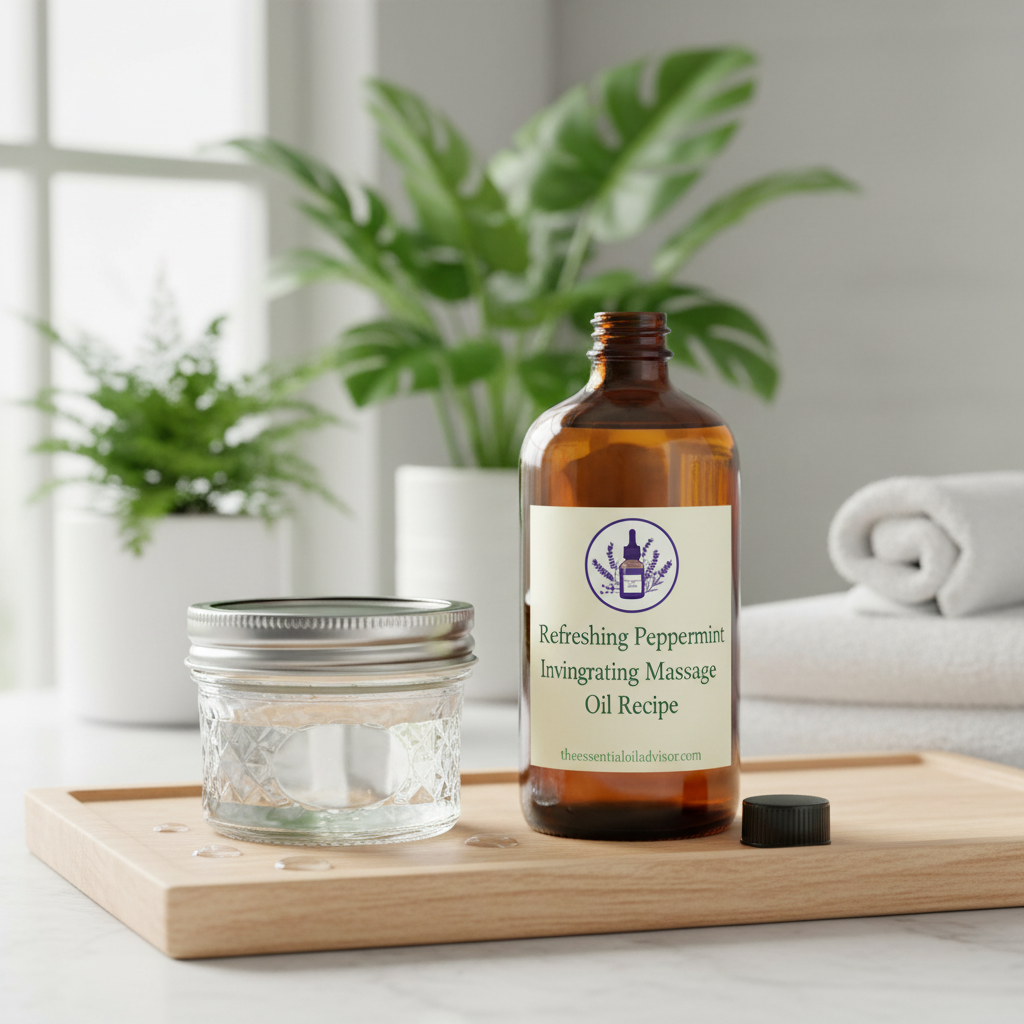 Refreshing Peppermint Invigorating Massage Oil Recipe
