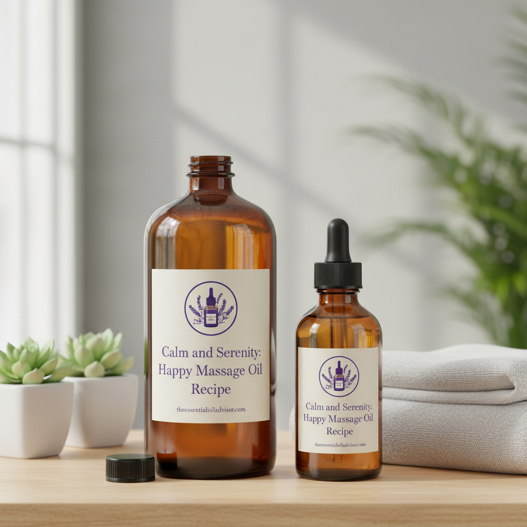 Calm and Serenity: Happy Massage Oil Recipe