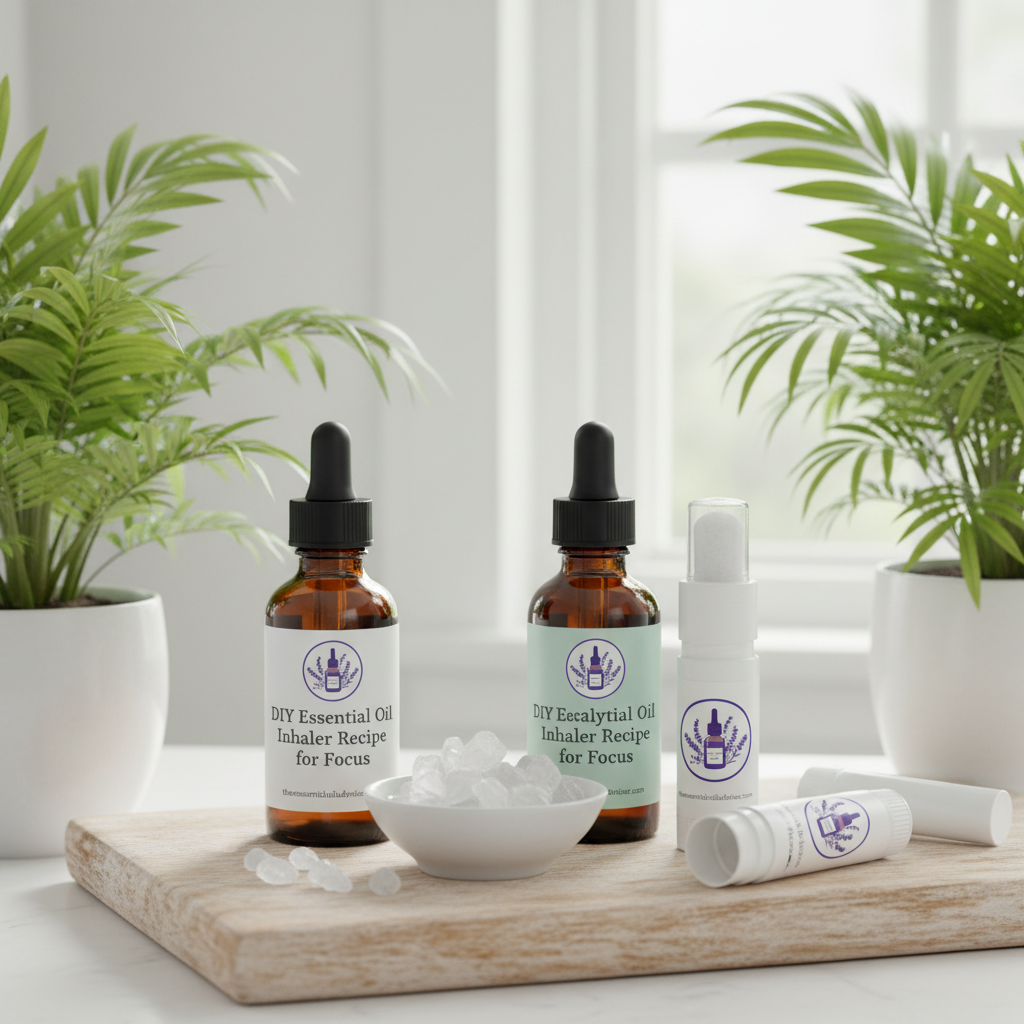 DIY Essential Oil Inhaler Recipe for Focus