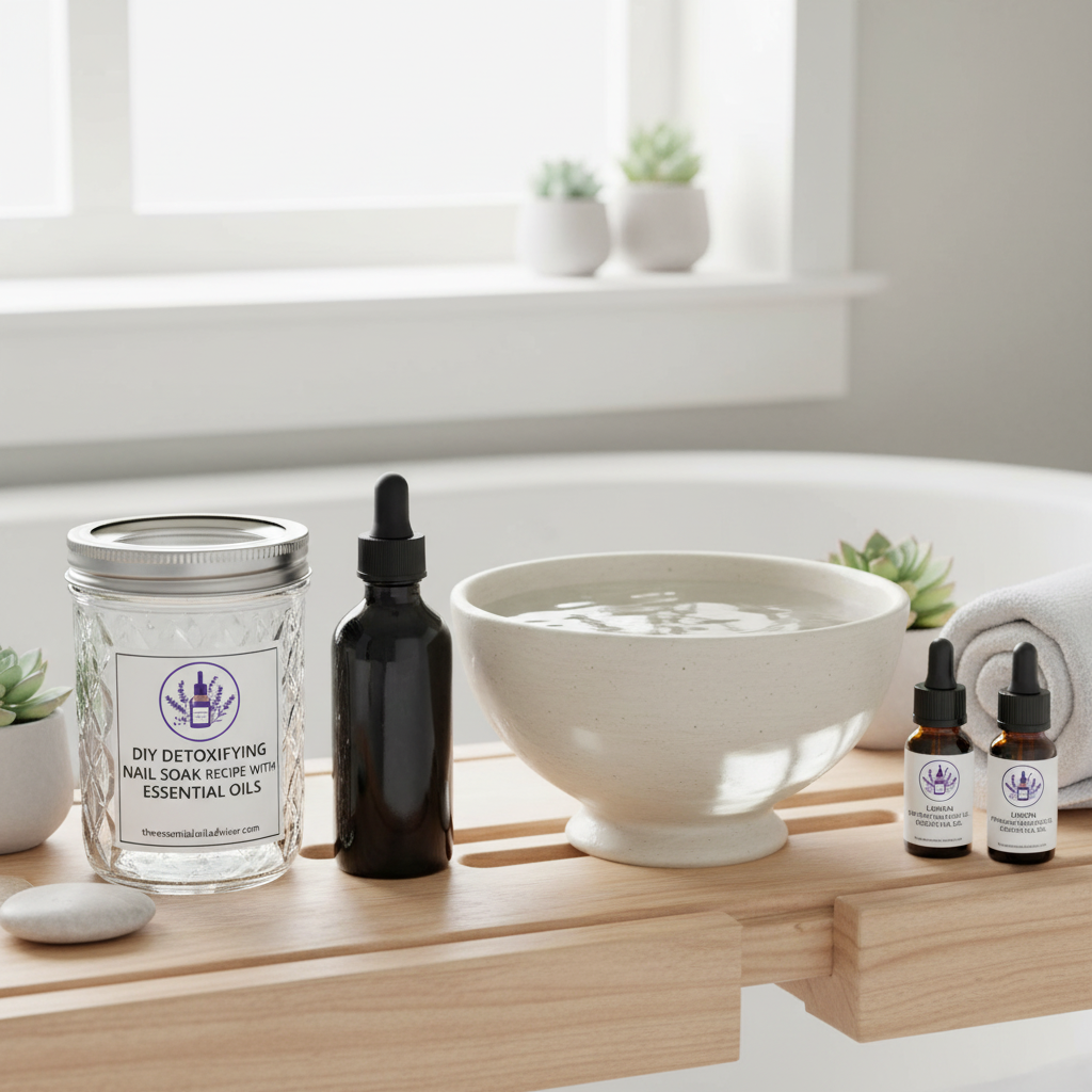 DIY Detoxifying Nail Soak Recipe with Essential Oils