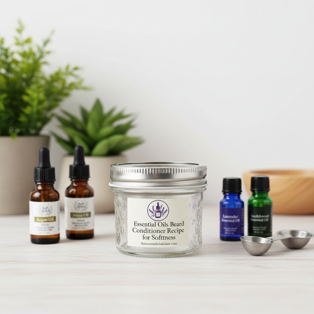 Essential Oils Beard Conditioner Recipe for Softness