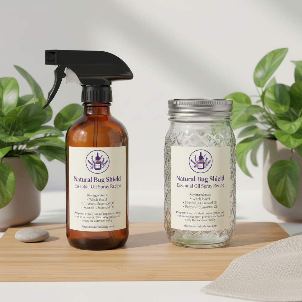 Natural Bug Shield Essential Oil Spray Recipe